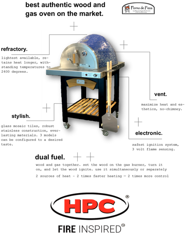 HPC Fire Forno Dual Fuel Pizza Oven