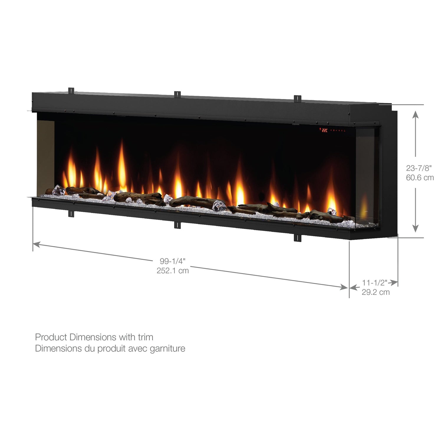 Dimplex IgniteXL Bold Built-In Linear Electric Fireplace