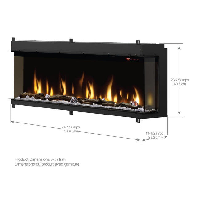 Dimplex IgniteXL Bold Built-In Linear Electric Fireplace