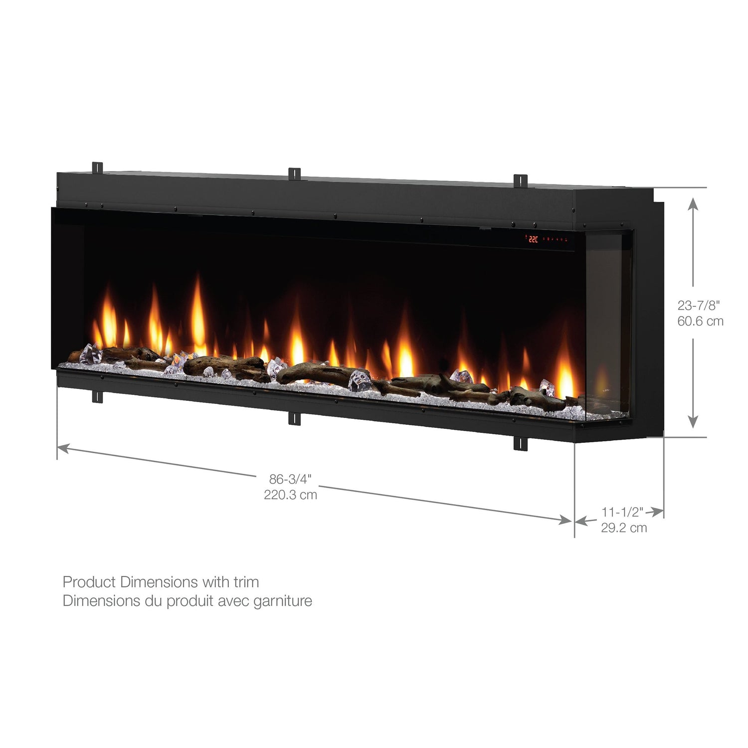 Dimplex IgniteXL Bold Built-In Linear Electric Fireplace