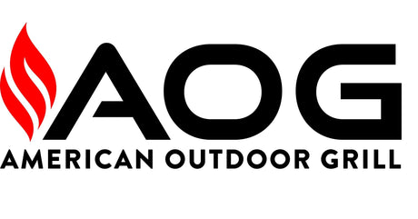 American Outdoor Grill logo — L and T Series built-in and portable gas grills