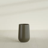 Hayden Urn Planter in Matte Bronze, 12"Diam × 20"H, shown empty