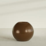 Globe Planter in Metallic Bronze, 36"D × 30"H, shown empty