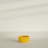 Casablanca Bowl Planter in Gloss Saffron, 20"D × 10"H, shown empty