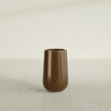 Hayden Urn Planter in Metallic Bronze, 18"D × 29"H, shown empty