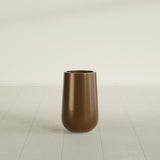 Hayden Urn Planter in Metallic Bronze, 18"Diam × 29"H, shown empty