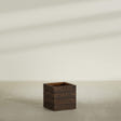 Asheville cube fiberglass planter, 17"L × 17"D × 17"H