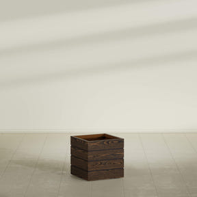 Asheville cube fiberglass planter, 17"L × 17"D × 17"H