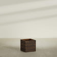 Asheville cube fiberglass planter, 17"L × 17"D × 17"H