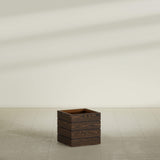 Asheville cube fiberglass planter, 17"L × 17"D × 17"H