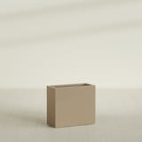 Potsdam Rectangular Planter in Gloss Metallic Gold, 36"L × 16"D × 32"H, shown empty