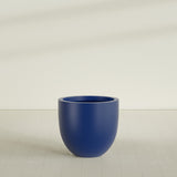 Alzira Bowl Planter in Matte Cobalt Blue, 30"D × 28"H, shown empty