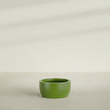 Casablanca Bowl Planter in Satin Green, 24"D × 12"H, shown empty