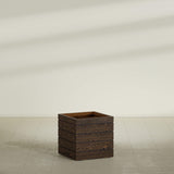 Asheville cube fiberglass planter, 20"L × 20"D × 20"H