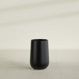 Hayden Urn Planter in Matte Black, 12"D × 20"H, shown empty