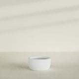 Casablanca Bowl Planter in Gloss Bright White, 24"D × 12"H, shown empty