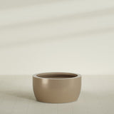 Casablanca Bowl Planter in Gloss Metallic Gold, 36"D × 18"H, shown empty