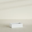 Antwerp Rectangular Planter in Matte Bright White, 36"L × 24"D × 12"H, shown empty