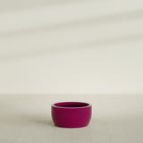 Casablanca Bowl Planter in Gloss Eggplant, 24"D × 12"H, shown empty