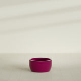 Casablanca Bowl Planter in Gloss Eggplant, 24"D × 12"H, shown empty