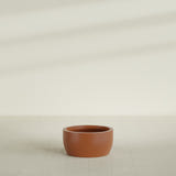 Casablanca Bowl Planter in Matte Terra Cotta, 24"D × 12"H, shown empty
