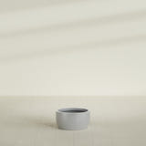 Casablanca Bowl Planter in Metallic Silver, 20"D × 10"H, shown empty