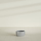 Casablanca Bowl Planter in Metallic Silver, 20"D × 10"H, shown empty