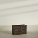 Siena rectangular fiberglass planter, 36"L × 17"D × 24"H