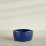 Casablanca Bowl Planter in Matte Cobalt Blue, 36"D × 18"H, shown empty