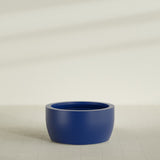 Casablanca Bowl Planter in Matte Cobalt Blue, 36"D × 18"H, shown empty