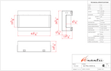 Amantii Tru View Deep Smart Electric - 40” Indoor / Outdoor WiFi Enabled 3 Sided Fireplace 40-TRU-VIEW-XL - Serene Yards