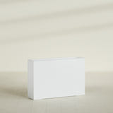 Delray Rectangular Planter in Gloss Bright White, 48"L × 12"D × 32"H, shown empty