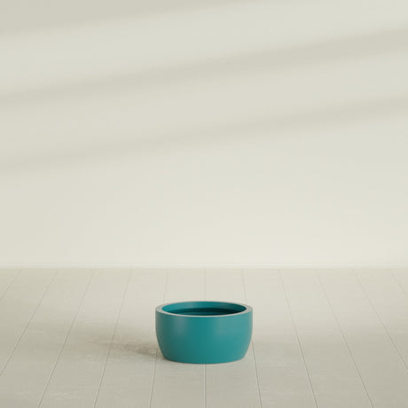 Casablanca Bowl Planter in Satin Seafoam Green, 20"D × 10"H, shown empty