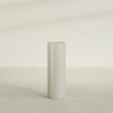 Corry Cylinder Planter in Satin Beige, 10"D × 30"H, shown empty