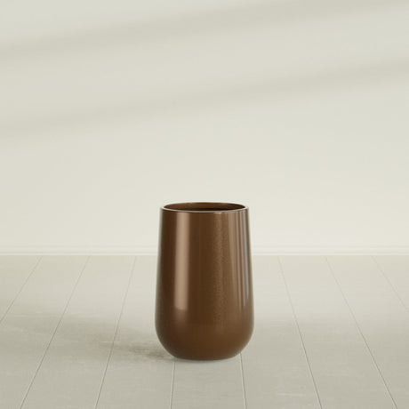 Hayden Urn Planter in Metallic Bronze, 12"Diam × 20"H, shown empty