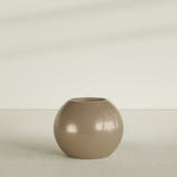 Globe Planter in Gloss Metallic Gold, 30"D × 24"H, shown empty