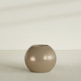 Globe Planter in Gloss Metallic Gold, 30"D × 24"H, shown empty