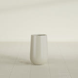 Hayden Urn Planter in Satin Beige, 18"D × 29"H, shown empty