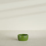 Casablanca Bowl Planter in Satin Green, 20"D × 10"H, shown empty