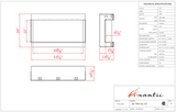 Amantii Trv View Extra Tall Smart Electric - 50” Indoor / Outdoor WiFi Enabled 3 Sided Electric
Fireplace 50-TRV-XT-XL - Serene Yards