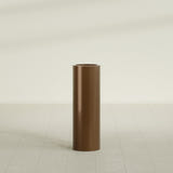 Corry Cylinder Planter in Metallic Bronze, 10"D × 30"H, shown empty