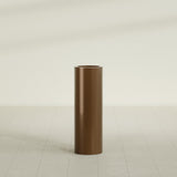 Corry Cylinder Planter in Metallic Bronze, 10"D × 30"H, shown empty
