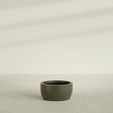 Casablanca Bowl Planter in Matte Bronze, 24"D × 12"H, shown empty