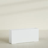 Potsdam Rectangular Planter in Matte Bright White, 72"L × 16"D × 32"H, shown empty