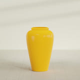 Barà Jar Planter in Gloss Saffron, 24"D × 37"H, shown empty
