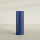 Corry Cylinder Planter in Matte Cobalt Blue, 12"D × 36"H, shown empty