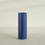 Corry Cylinder Planter in Matte Cobalt Blue, 12"D × 36"H, shown empty