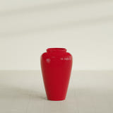 Barà Jar Planter in Gloss Red, 20"D × 31"H, shown empty