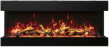 Amantii Tru View Deep Smart Electric - 40” Indoor / Outdoor WiFi Enabled 3 Sided Fireplace 40-TRU-VIEW-XL - Serene Yards