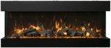 Amantii Tru View Deep Smart Electric - 40” Indoor / Outdoor WiFi Enabled 3 Sided Fireplace 40-TRU-VIEW-XL - Serene Yards